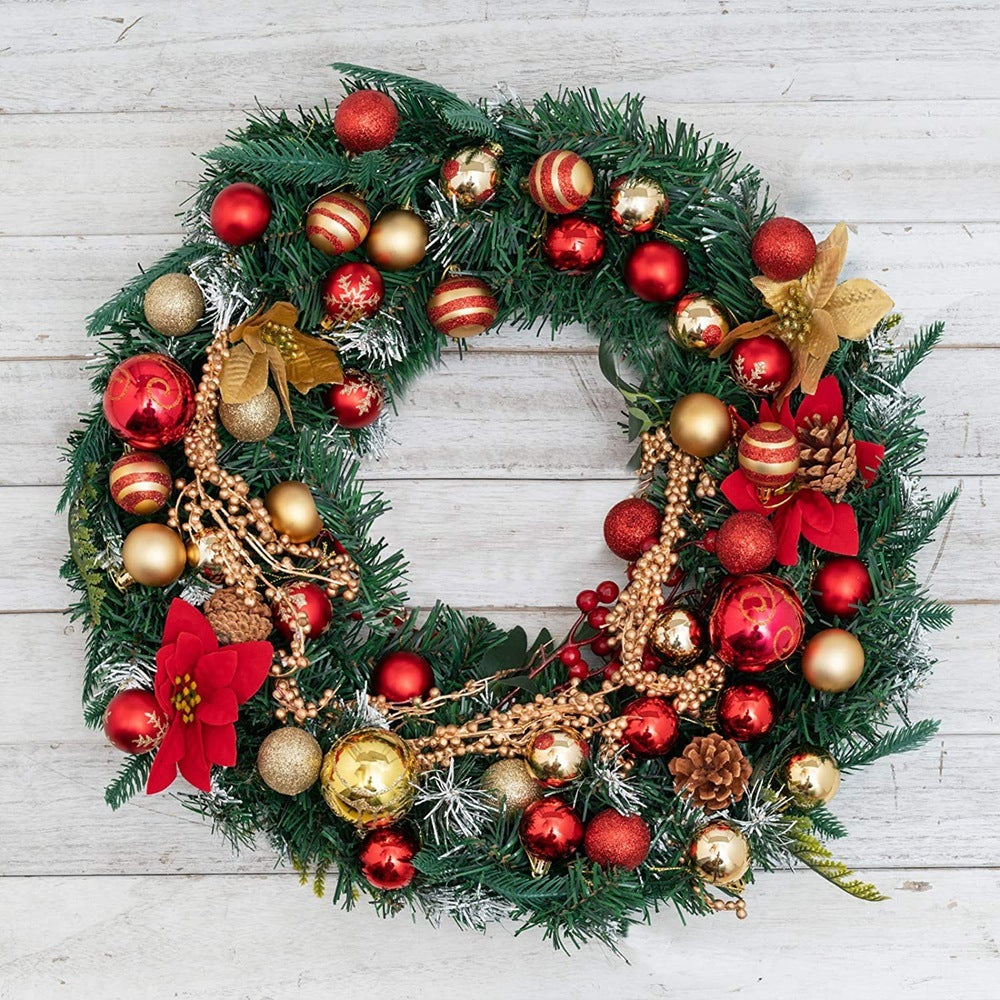 Set de 50 bolas de Navidad decorativas de 4 cm hechas a mano