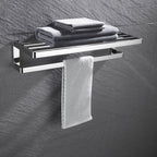Set de accesorios de baño modernos en cromo pulido — 5 piezas o individuales