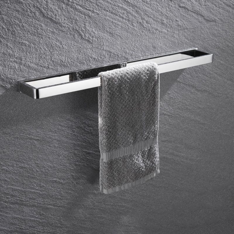 Set de accesorios de baño modernos en cromo pulido — 5 piezas o individuales