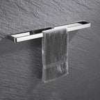 Set de accesorios de baño modernos en cromo pulido — 5 piezas o individuales