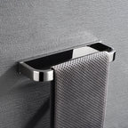 Set de accesorios de baño modernos en cromo pulido — 5 piezas o individuales