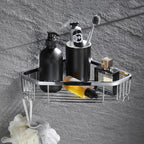 Set de accesorios de baño modernos en cromo pulido — 5 piezas o individuales