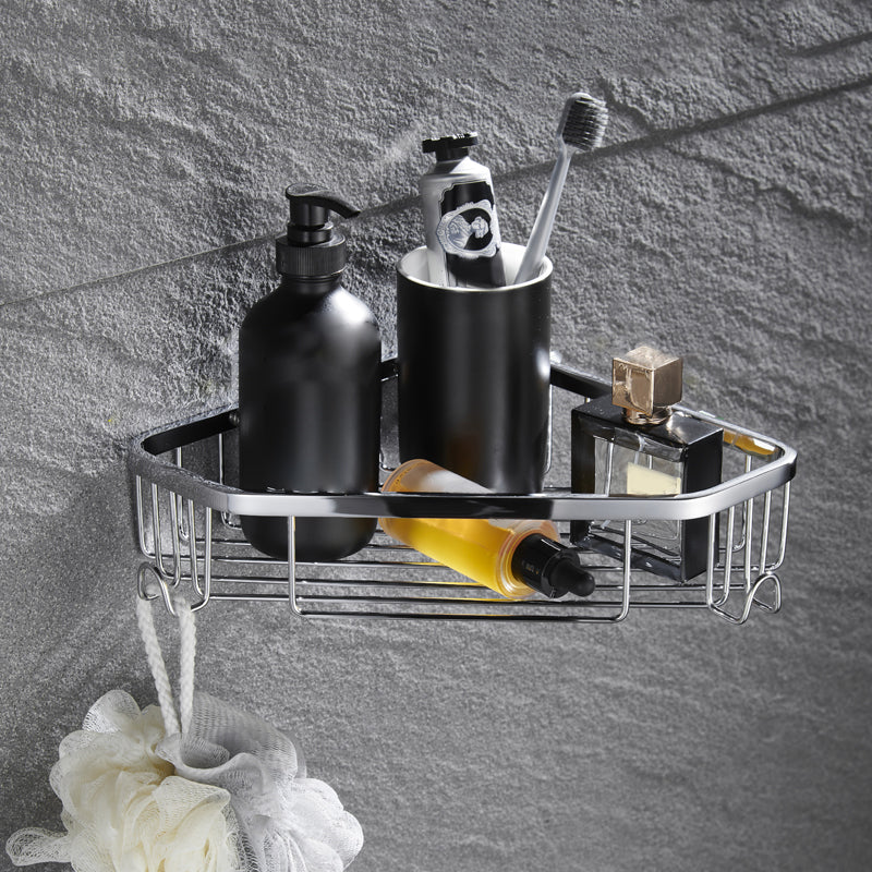 Set de accesorios de baño modernos en cromo pulido — 5 piezas o individuales