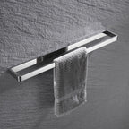 Set de accesorios de baño modernos en cromo pulido — 5 piezas o individuales