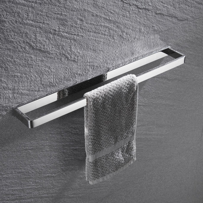 Set de accesorios de baño modernos en cromo pulido — 5 piezas o individuales
