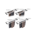 Set de accesorios de baño modernos en cromo pulido — 5 piezas o individuales