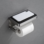 Set de accesorios de baño modernos en cromo pulido — 5 piezas o individuales