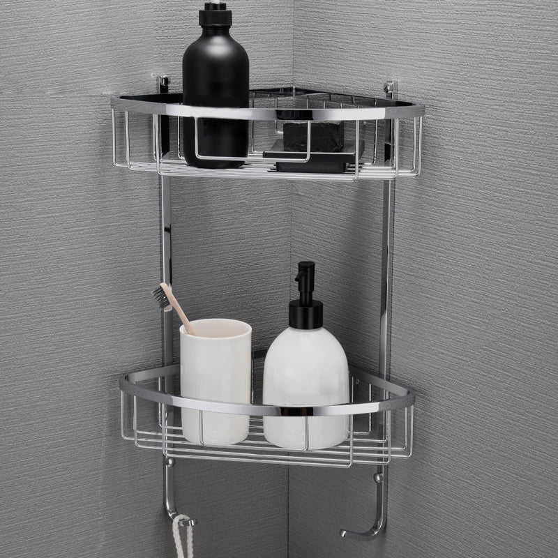 Set de accesorios de baño modernos en cromo pulido — 5 piezas o individuales