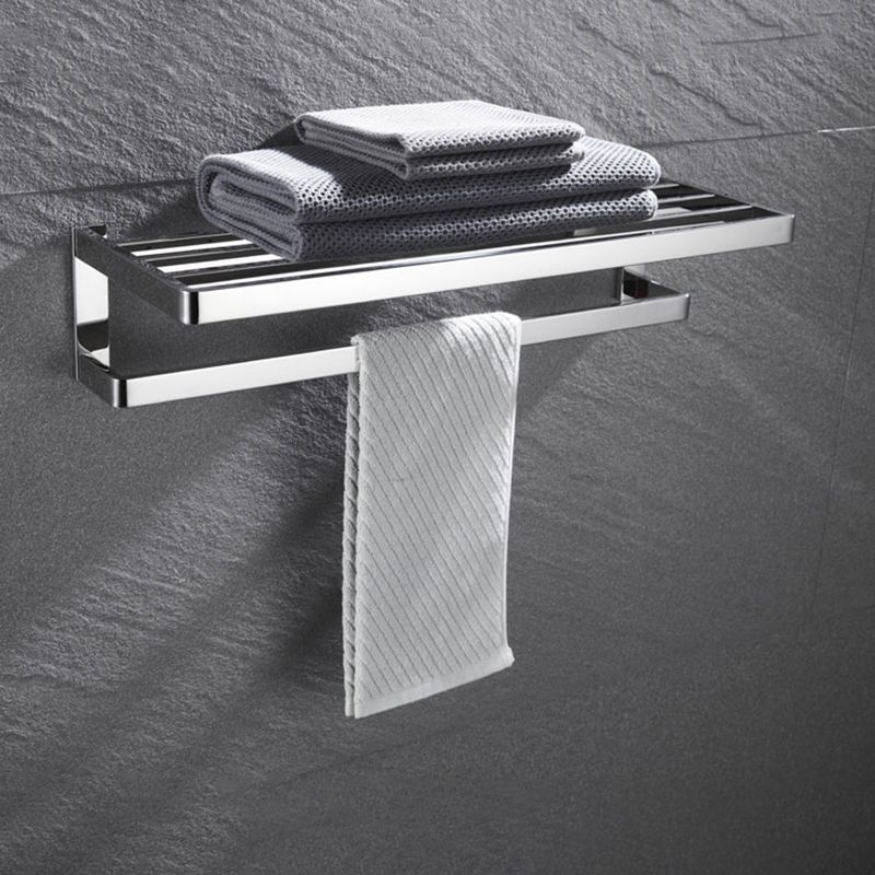 Set de accesorios de baño modernos en cromo pulido — 5 piezas o individuales