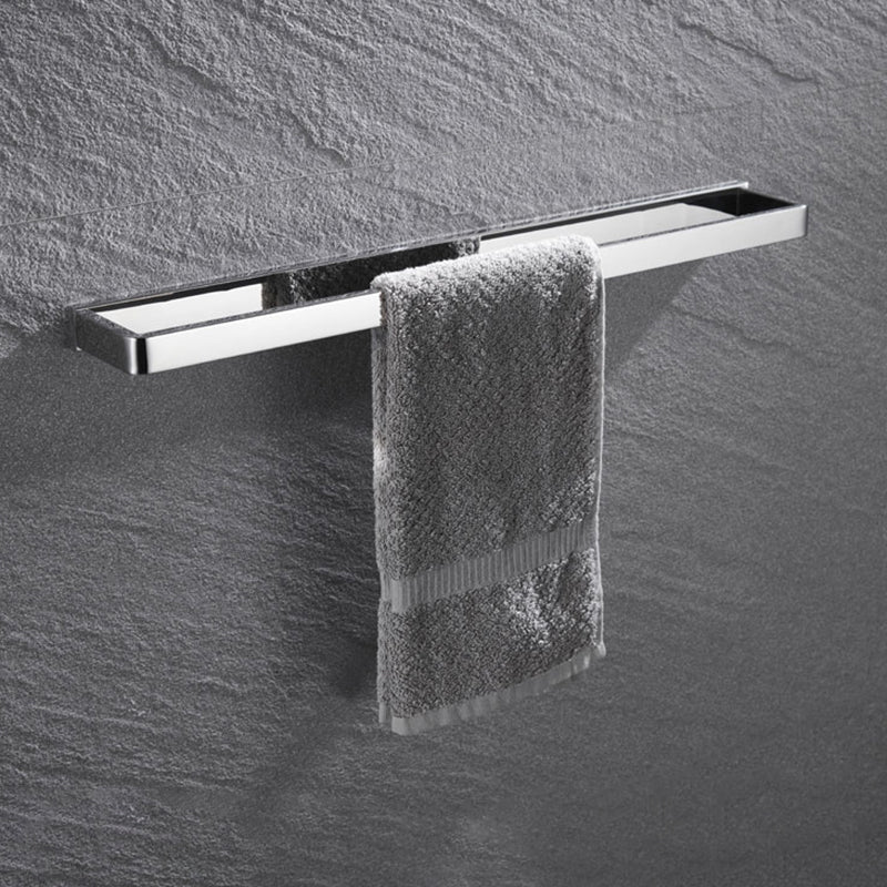Set de accesorios de baño modernos en cromo pulido — 5 piezas o individuales