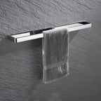 Set de accesorios de baño modernos en cromo pulido — 5 piezas o individuales