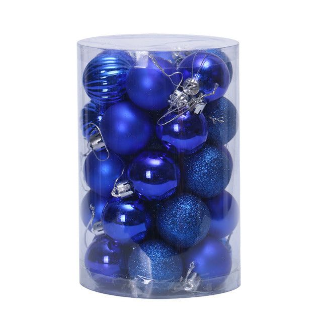 Set de 34 bolas de Navidad de 4 cm para decorar el árbol