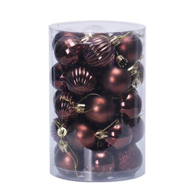 Set de 34 bolas de Navidad de 4 cm para decorar el árbol