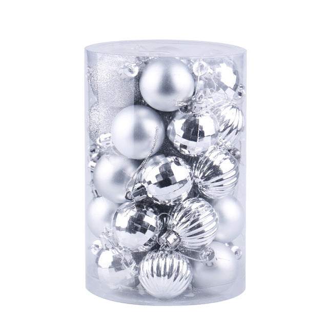 Set de 34 bolas de Navidad de 4 cm para decorar el árbol