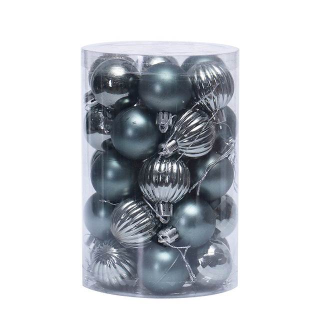 Set de 34 bolas de Navidad de 4 cm para decorar el árbol