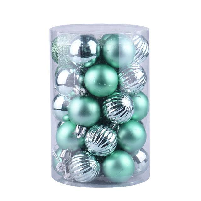 Set de 34 bolas de Navidad de 4 cm para decorar el árbol