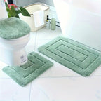 Set de alfombrillas de baño SoftStep Luxe – Antideslizantes, de secado rápido y lavables