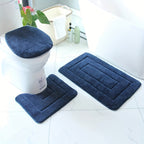 Set de alfombrillas de baño SoftStep Luxe – Antideslizantes, de secado rápido y lavables