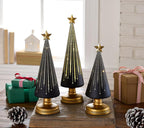 Set de árboles de Navidad LED luminosos con temporizador