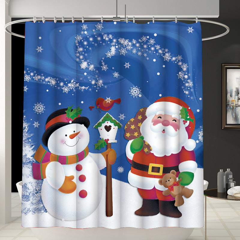 Set de baño temático navideño