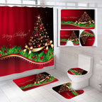 Set de baño temático navideño