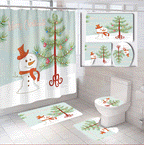 Set de baño temático navideño