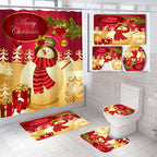 Set de baño temático navideño