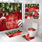 Set de baño temático navideño