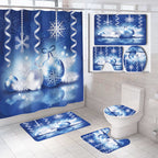 Set de baño temático navideño
