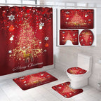 Set de baño temático navideño