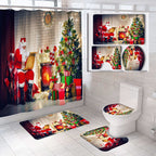 Set de baño temático navideño