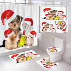Set de baño temático navideño