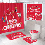 Set de baño temático navideño