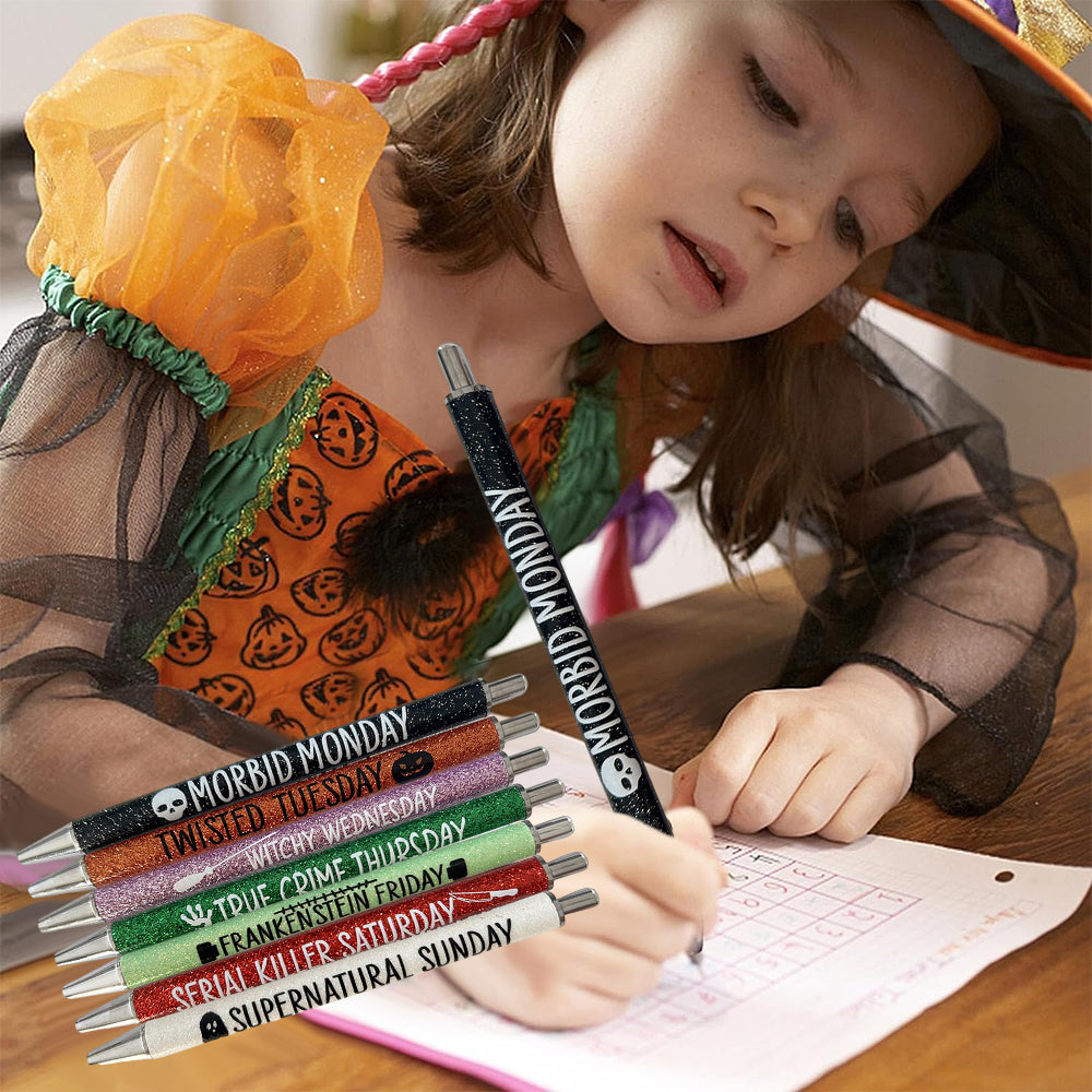 Set de bolígrafos de Halloween