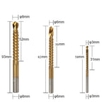 Set de brocas TitaniumPro para metal y madera