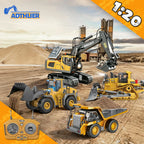 Set de Construcción RC de 4 Vehículos