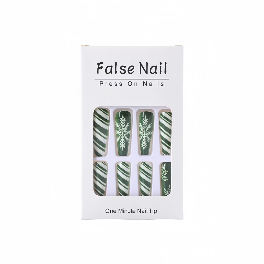 Set de diseño de uñas navideñas