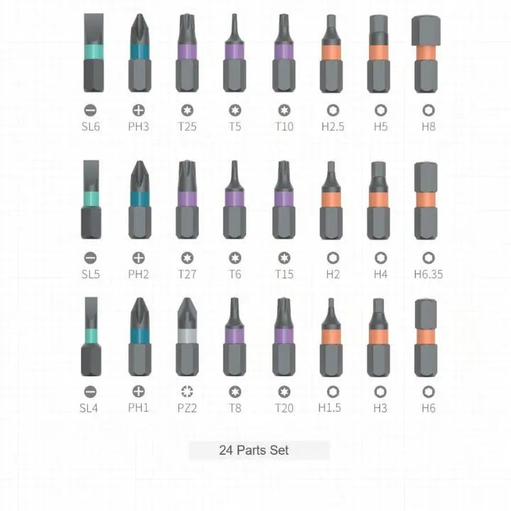 Set de herramientas multifunción 24 en 1