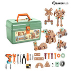 Set de herramientas STEM para niños con taladro