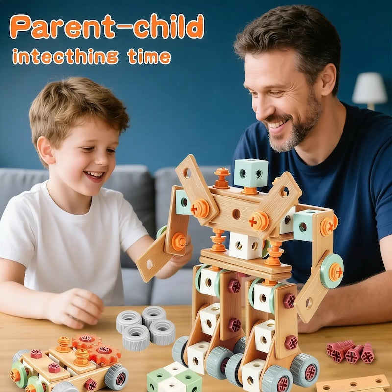 Set de herramientas STEM para niños con taladro