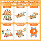 Set de herramientas STEM para niños con taladro