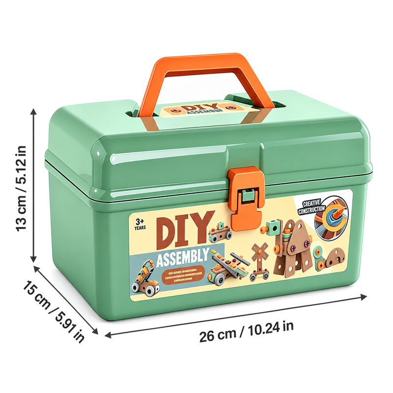 Set de herramientas STEM para niños con taladro