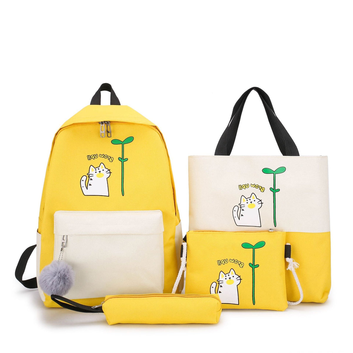 Set de mochila y bolsos 4 en 1