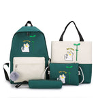 Set de mochila y bolsos 4 en 1