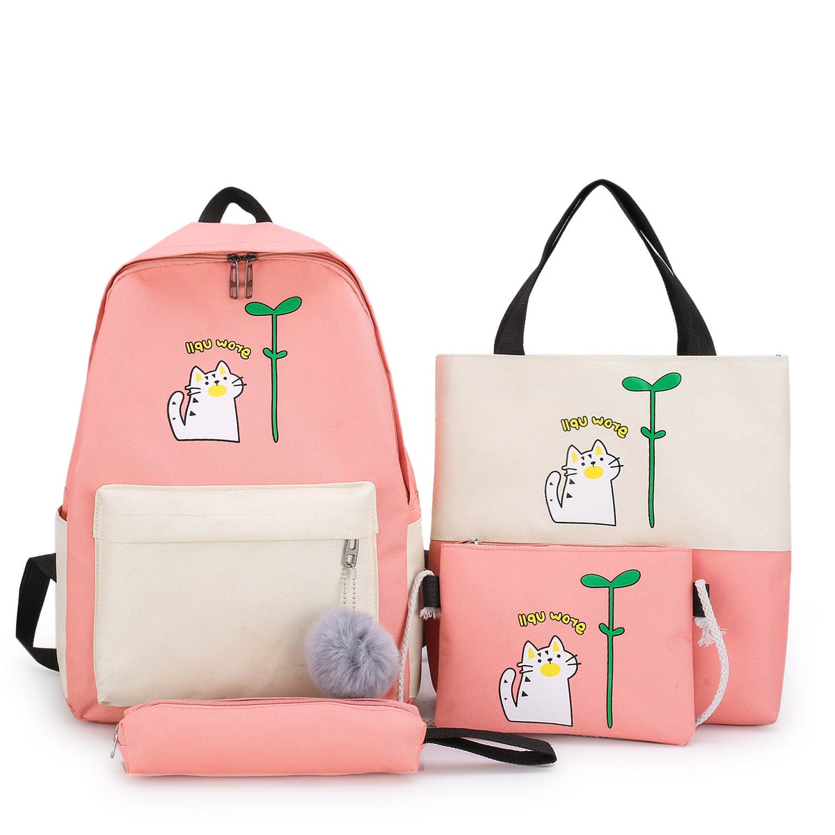 Set de mochila y bolsos 4 en 1