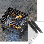 Set de parrilla portátil para camping y aventuras