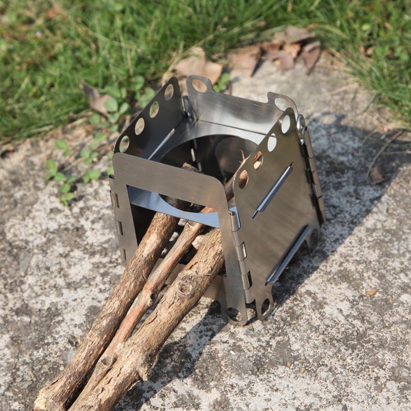 Set de parrilla portátil para camping y aventuras