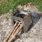 Set de parrilla portátil para camping y aventuras