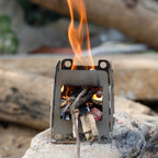 Set de parrilla portátil para camping y aventuras