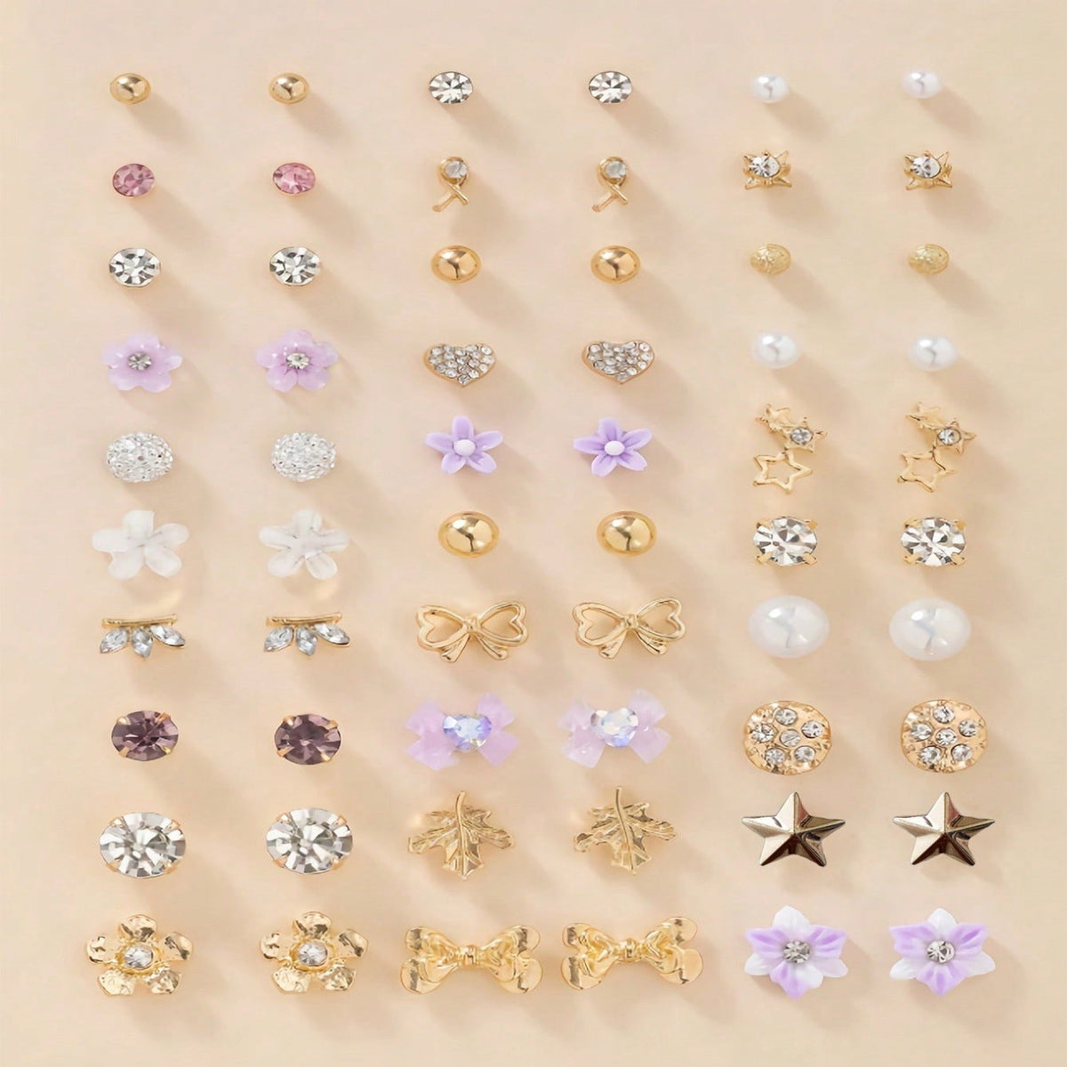 Set de pendientes variados